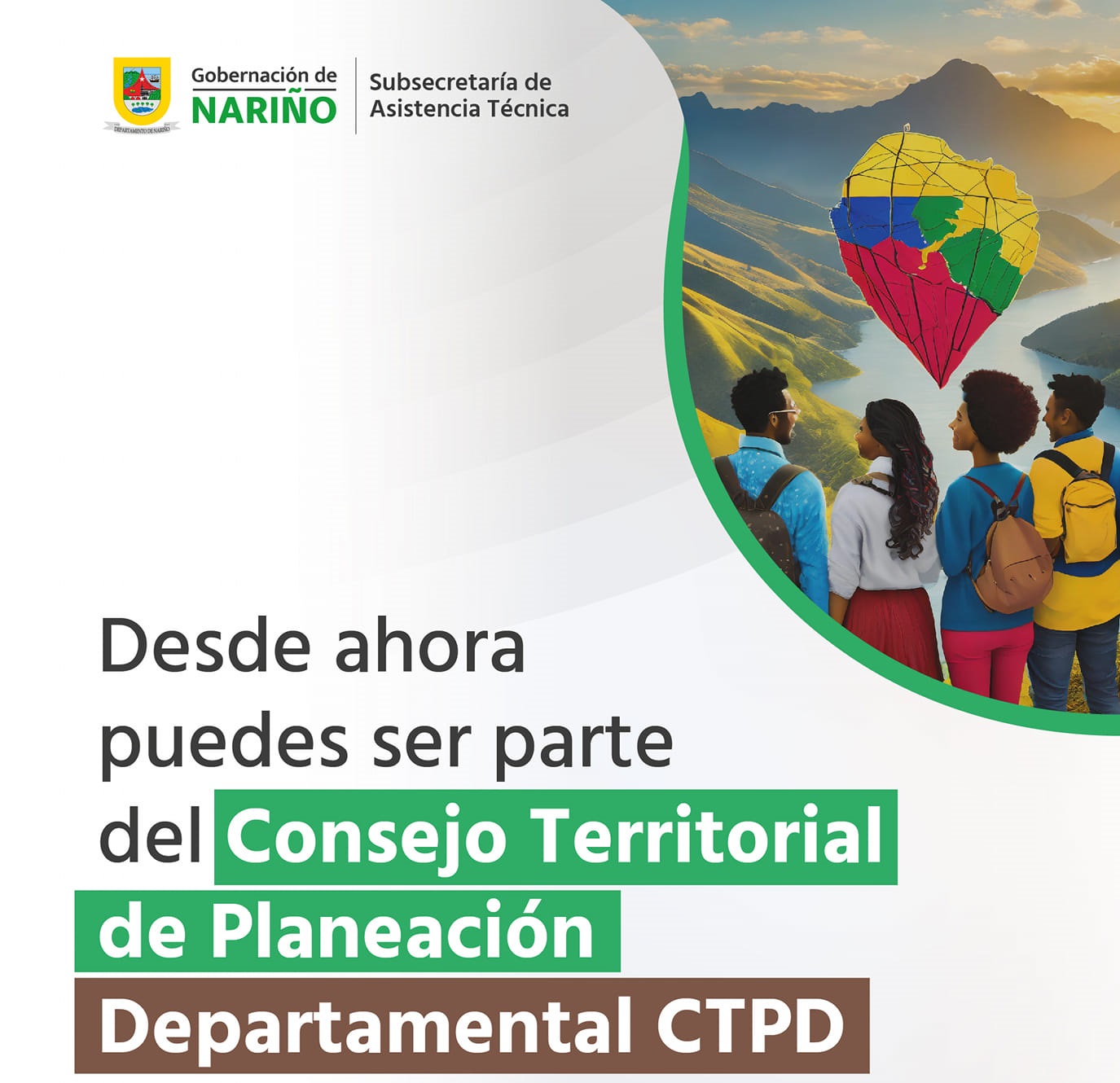 Convocatoria para conformar el Consejo Territorial de Planeación Departamental.