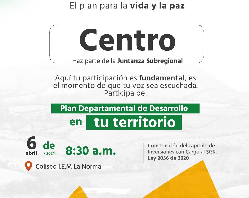 Únete a este proceso participativo